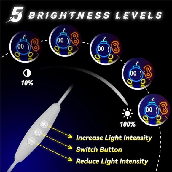 Super Mario Bros Bob-omb LED Neon Light Game Sign Room Decor Nintendo Retro NES - Picture 4 of 8